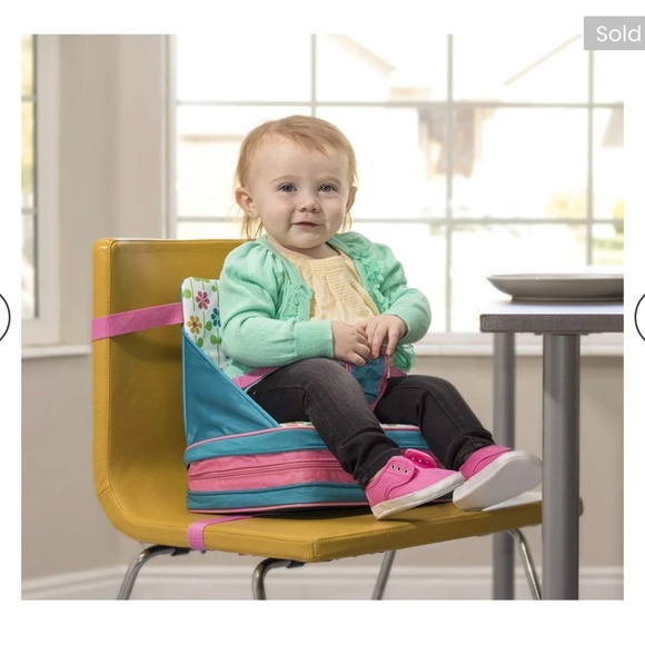 JJ Cole Summer Garden Feeding Station Portable Inflatable Booster Seat - Picture 8 of 8